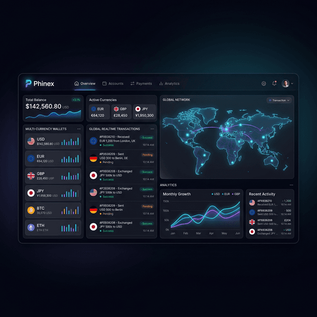 Phinex Financial Platform